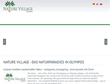 Tablet Screenshot of nature-village.com